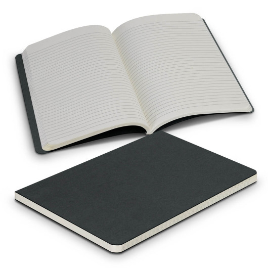 Black Cotton Soft Cover Notebooks